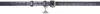 Vivienne Westwood Gray Alex Mini Charm Belt In Ss25-n405