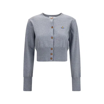 Vivienne Westwood Gray Cotton Cardigan