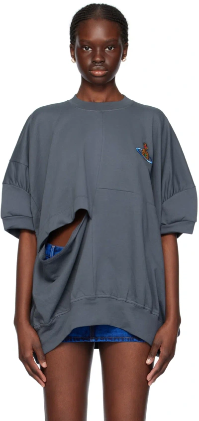Vivienne Westwood Grey Dolly Sweatshirt In P408 Grey