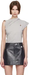 Vivienne Westwood Gray Hebo T-shirt In A413 Grey