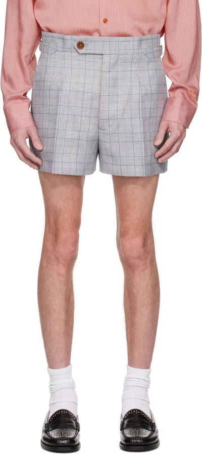 Vivienne Westwood Gray Humphrey Shorts In Ss25-p410