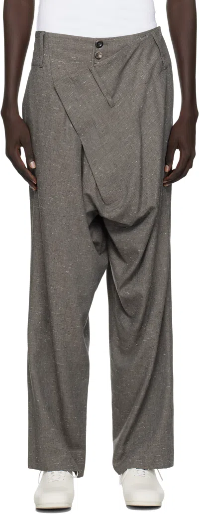 VIVIENNE WESTWOOD GRAY INFERNO TROUSERS