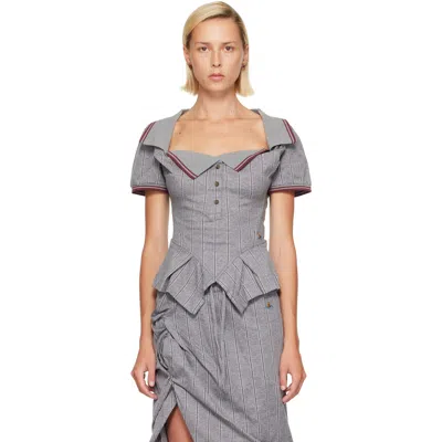 Vivienne Westwood Gray Monday Polo