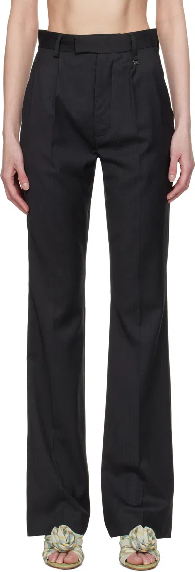 Vivienne Westwood Gray Ray Trousers In N404 Charcoal