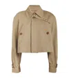 Vivienne Westwood Casual Jacket With Embroidered Detail And Epaulettes In Brown
