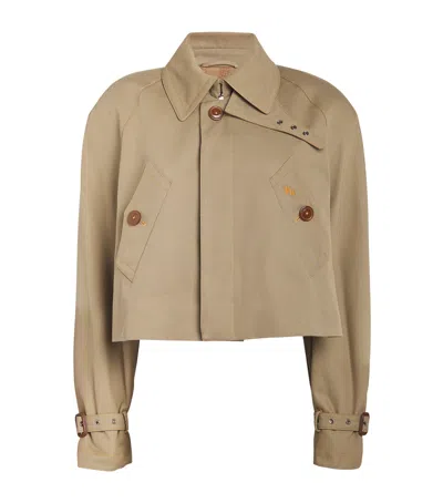 VIVIENNE WESTWOOD GRAZIANO CUT-OFF TRENCH COAT