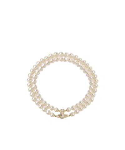 Vivienne Westwood Graziella Necklace In Yellow
