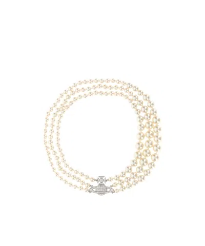 Vivienne Westwood Graziella Necklace In Yellow