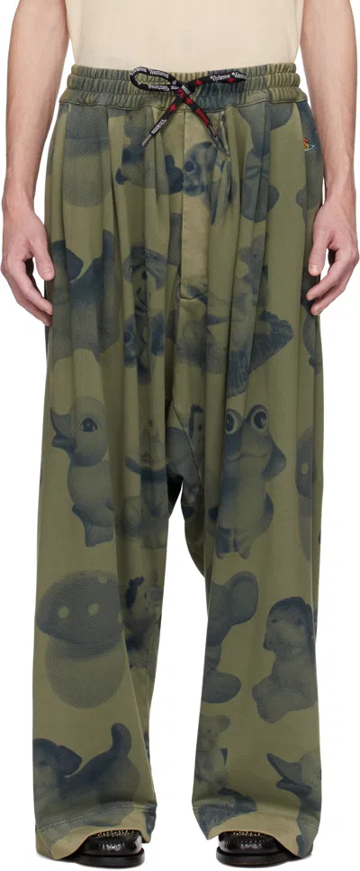 Vivienne Westwood Green Balloon Sweatpants In Ss25-m306
