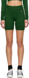 Vivienne Westwood Green Bea Shorts In M411 Forest Green