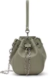 Vivienne Westwood Green Chrissy Small Bucket Bag In Green