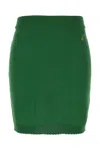 Vivienne Westwood Woman Mini Skirt Green Size M Cotton In M411