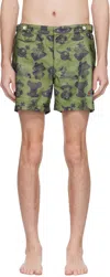 Vivienne Westwood Green Figurines Classic Swim Shorts In Green