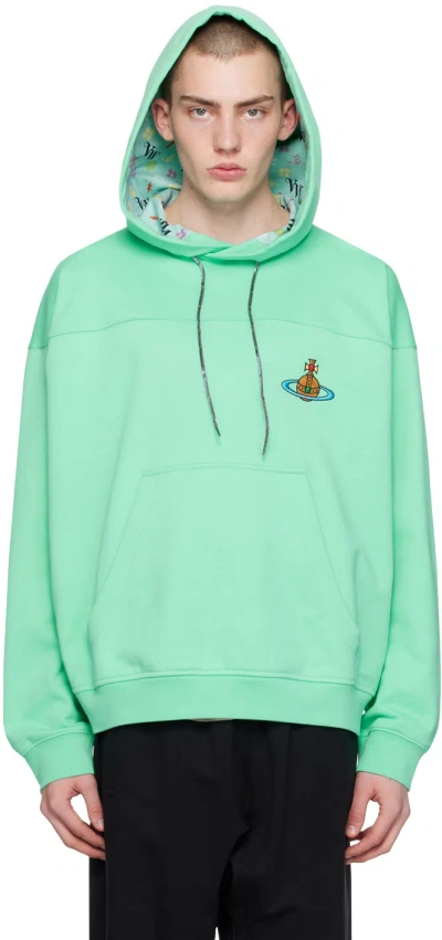 Vivienne Westwood Green Fresh Hoodie In Opal