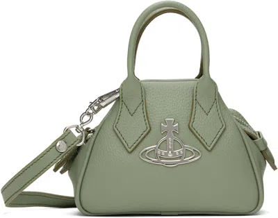 Vivienne Westwood Green Mini Yasmine Bag In M40 Green