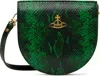Vivienne Westwood Green Saddle Crossbody Bag In Aw24-m201