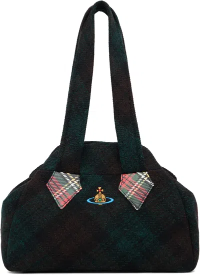 Vivienne Westwood Green Yasmine Medium Archive Bag