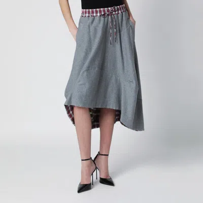 Vivienne Westwood Aerodrome Skirt Loop Back Felpa Grey L Women In Gray