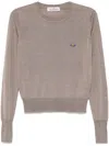Vivienne Westwood Women Bea Wool Blend Jumper In Brown