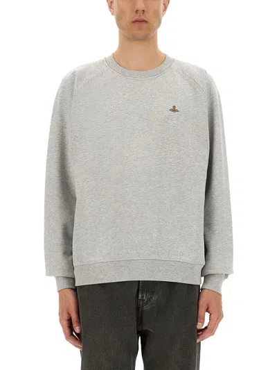 Vivienne Westwood Grey Cotton Sweatshirts In Gray