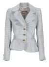 Vivienne Westwood Drunken Jacket Prince Of Wales 48 Women