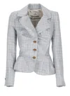 Vivienne Westwood Drunken Jacket Prince Of Wales 48 Women