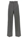 Vivienne Westwood Tailored Straight Wool Pants In Grey
