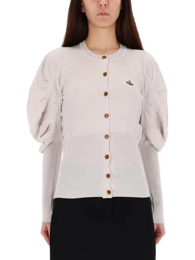 Vivienne Westwood Grey Virgin Wool Sweater In Neutral