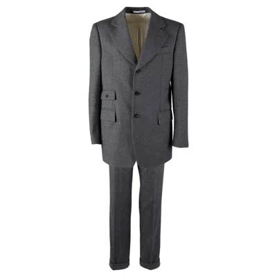 Pre-owned Vivienne Westwood Grey Wool Suit In Gray