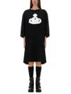 Vivienne Westwood Halftone Orb Isla T-shirt Dress In Black