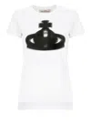 Vivienne Westwood Halftone Orb T-shirt In White