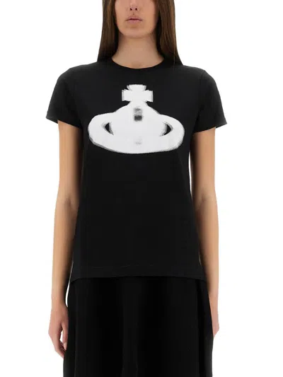 VIVIENNE WESTWOOD VIVIENNE WESTWOOD "HALFTONE ORB" T-SHIRT
