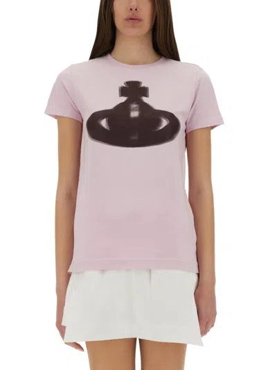VIVIENNE WESTWOOD VIVIENNE WESTWOOD "HALFTONE ORB" T-SHIRT