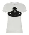 Shop Vivienne Westwood Orb Printed Crewneck T-shirt In White