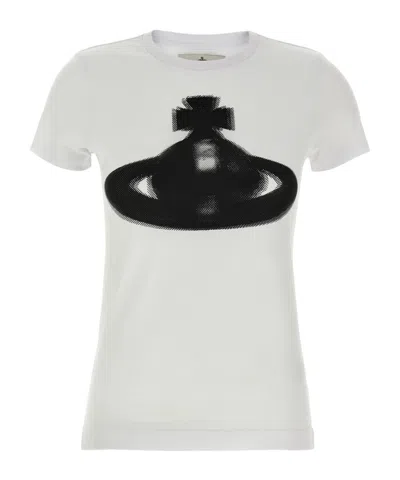 VIVIENNE WESTWOOD VIVIENNE WESTWOOD ORB PRINTED CREWNECK T-SHIRT