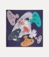 Vivienne Westwood Halftone Orbs Square Navy Blue Halftone Orbs Unisex In Navy Blue