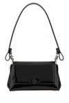 Vivienne Westwood Black Leather Small Hazel Shoulder Bag In Black