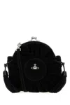 Vivienne Westwood Rosie Shoulder Bag With Tassel And Handle In Black