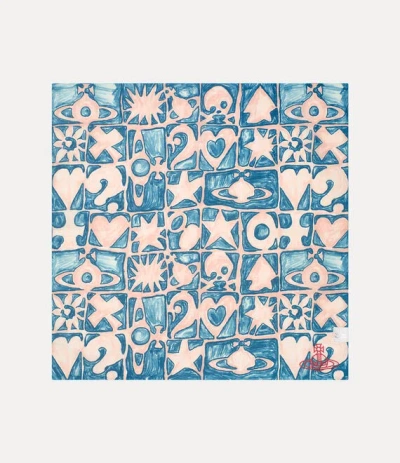 Vivienne Westwood Handkerchief Dull-blue Cotton Unisex