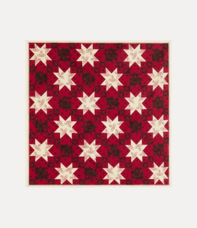 Vivienne Westwood Handkerchief Rose / Pink Cotton Unisex In Red