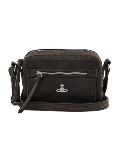 Vivienne Westwood Hannah Crossbody In Brown