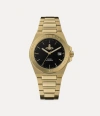 Vivienne Westwood Hanwell Watch Stainless Steel Unisex In Gold