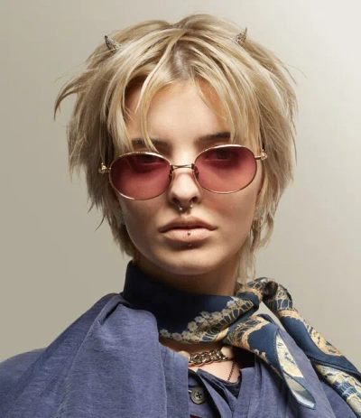 Vivienne Westwood Hardware Orb Oval In Gold