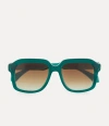Vivienne Westwood Harley Sunglasses Green Acetate Men In Green