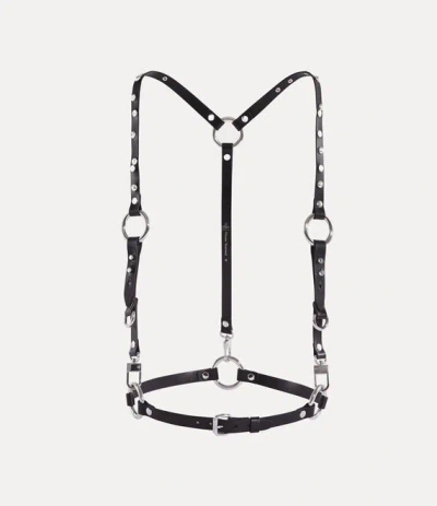 Vivienne Westwood Harness Belt Leather Black L Unisex