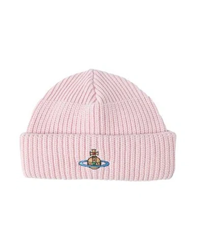 Vivienne Westwood Hat Light Pink Size Onesize Wool