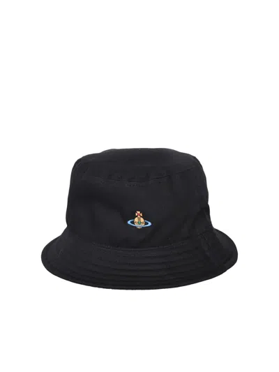 Vivienne Westwood Black Bucket Hat