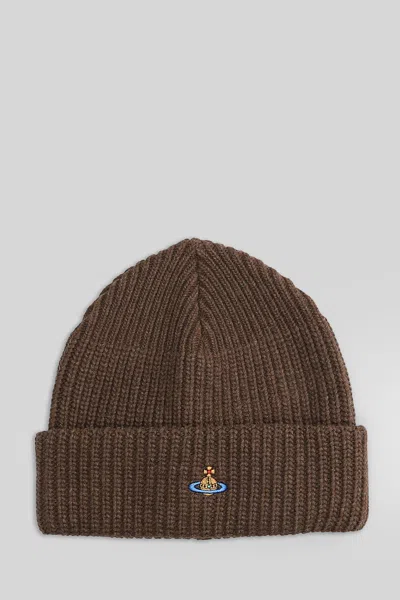 Vivienne Westwood Hats In Brown Wool