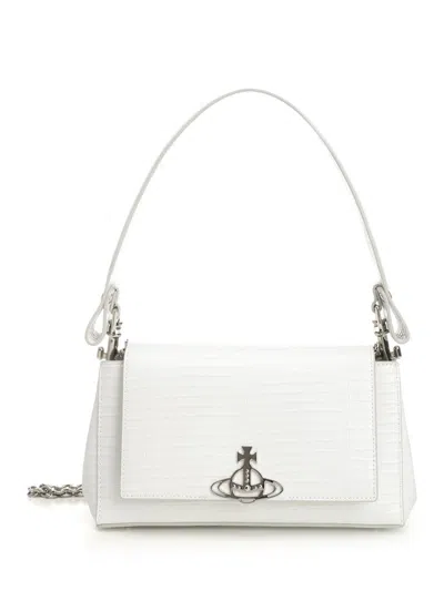 VIVIENNE WESTWOOD HAZEL HANDBAGS WHITE