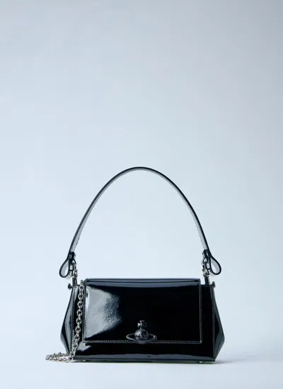 Vivienne Westwood Hazel Medium Handbag In Black